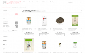 zakupy zdrowa żywność